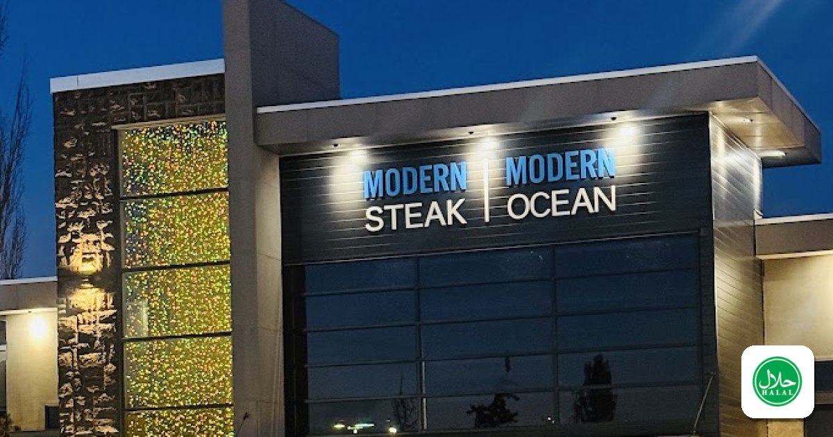 The dining room at Modern Steak Southport in Calgary